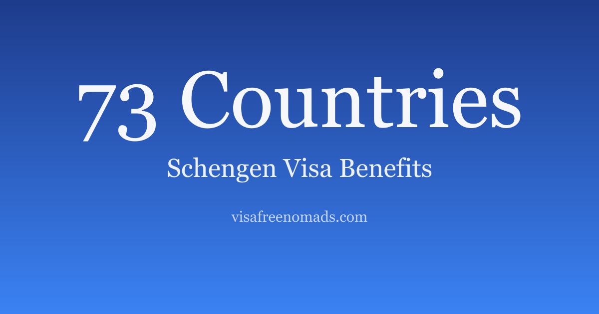 Schengen Visa: 71 Countries Beyond Europe (2026)