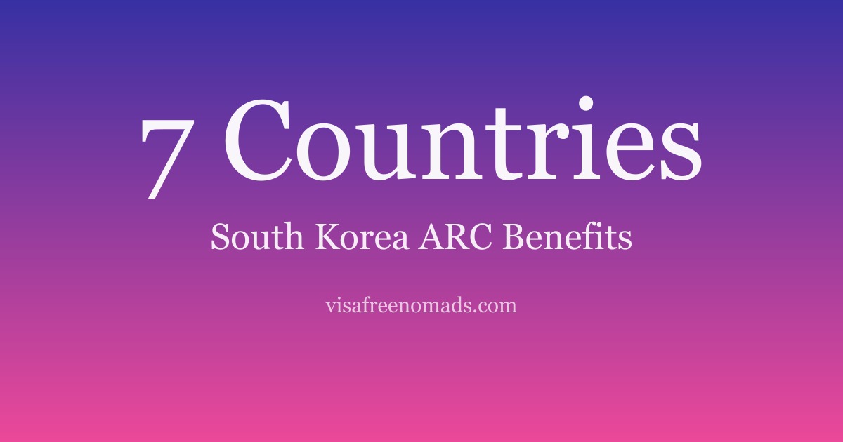 10 Countries You Can Visit with a South Korea Visa (2026)