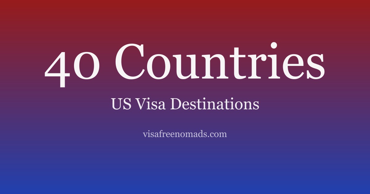 39 Countries You Can Visit with a US Visa (2026)